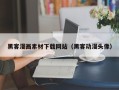 三沙黑客漫画素材下载网站（黑客动漫头像）